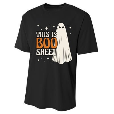 This Is Boo Sheet Funny Ghost Performance Sprint T-Shirt