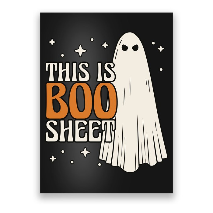 This Is Boo Sheet Funny Ghost Poster