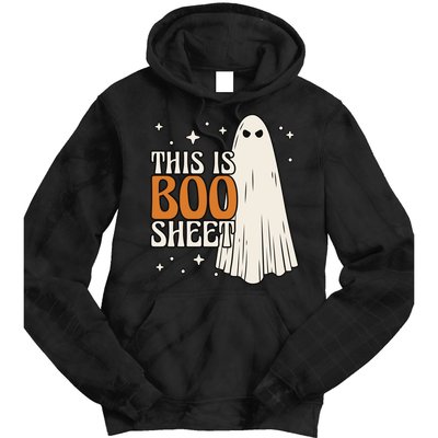 This Is Boo Sheet Funny Ghost Tie Dye Hoodie