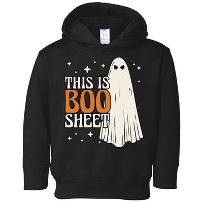This Is Boo Sheet Funny Ghost Toddler Hoodie