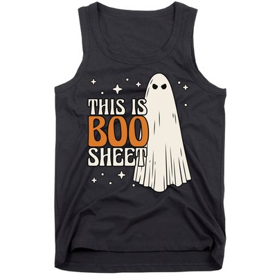 This Is Boo Sheet Funny Ghost Tank Top