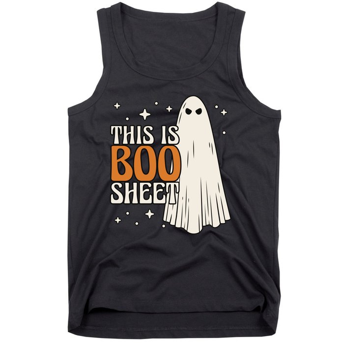 This Is Boo Sheet Funny Ghost Tank Top