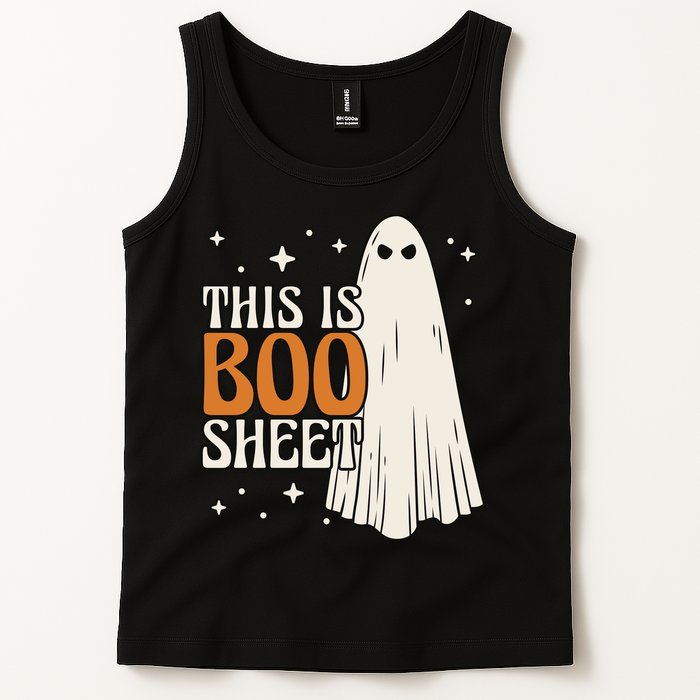 This Is Boo Sheet Funny Ghost Tank Top
