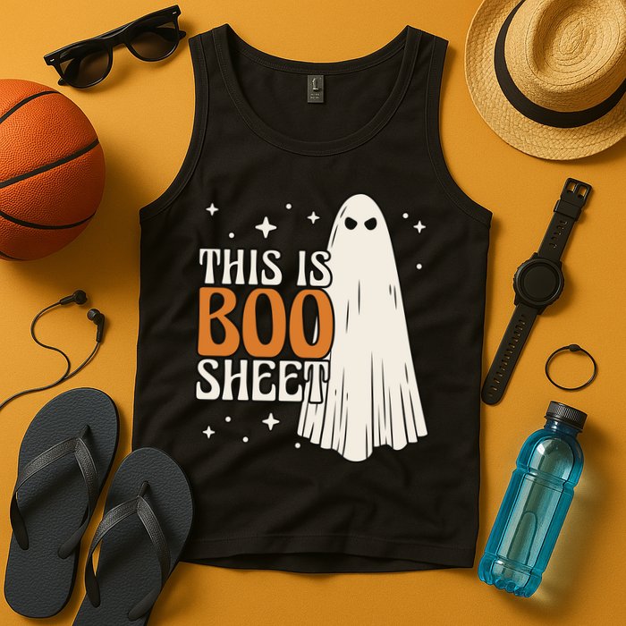 This Is Boo Sheet Funny Ghost Tank Top