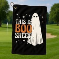 This Is Boo Sheet Funny Ghost Golf Towel