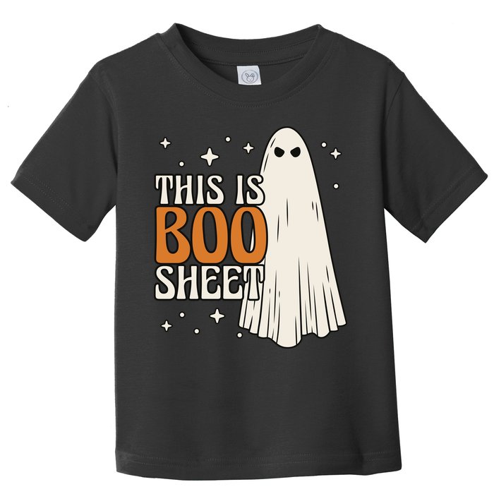 This Is Boo Sheet Funny Ghost Toddler T-Shirt