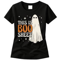 This Is Boo Sheet Funny Ghost Womens T-Shirt