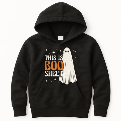 This Is Boo Sheet Funny Ghost Kids Hoodie