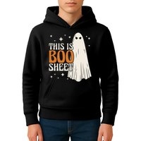 This Is Boo Sheet Funny Ghost Kids Hoodie