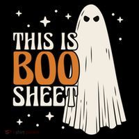 This Is Boo Sheet Funny Ghost Wool Snapback Cap