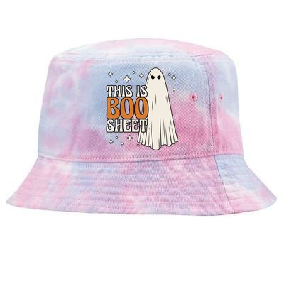 This Is Boo Sheet Funny Ghost Tie-Dyed Bucket Hat