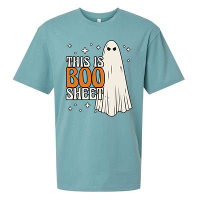 This Is Boo Sheet Funny Ghost Sueded Cloud Jersey T-Shirt