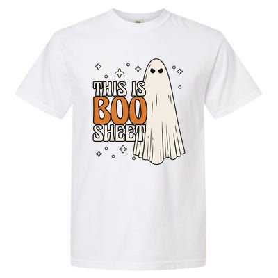 This Is Boo Sheet Funny Ghost Garment-Dyed Heavyweight T-Shirt