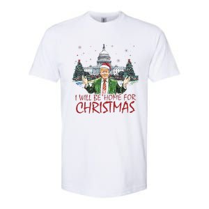 Trump ILl Be Home For Christmas Funny Xmas Softstyle CVC T-Shirt