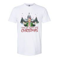 Trump ILl Be Home For Christmas Funny Xmas Softstyle CVC T-Shirt