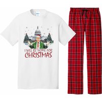 Trump ILl Be Home For Christmas Funny Xmas Pajama Set