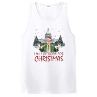 Trump ILl Be Home For Christmas Funny Xmas PosiCharge Competitor Tank