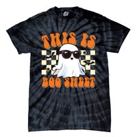 This Is Boo Sheet Ghost Groovy Halloween Tie-Dye T-Shirt