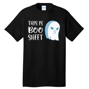 This Is Boo Sheet Funny Halloween Sayings Tall T-Shirt