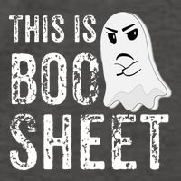 This Is Boo Sheet Bull Shit Halloween Ghost Gift Present Vector Backpack