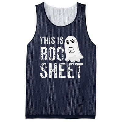 This Is Boo Sheet Bull Shit Halloween Ghost Gift Present Mesh Reversible Basketball Jersey Tank