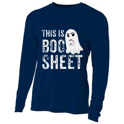 This Is Boo Sheet Bull Shit Halloween Ghost Gift Present Cooling Performance Long Sleeve Crew