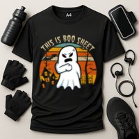 This Is Boo Sheet Ghost Spooky Sunset Funny Performance Shirt