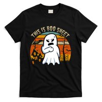 This Is Boo Sheet Ghost Spooky Sunset Funny T-Shirt