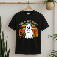 This Is Boo Sheet Ghost Spooky Sunset Funny T-Shirt