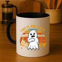 This Is Boo Sheet Ghost Spooky Sunset Funny Mug