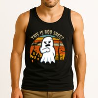 This Is Boo Sheet Ghost Spooky Sunset Funny Tank Top