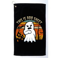 This Is Boo Sheet Ghost Spooky Sunset Funny Golf Towel