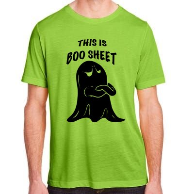 This Is Boo Sheet Funny Halloween Ghost Costume Gift Adult ChromaSoft Performance T-Shirt