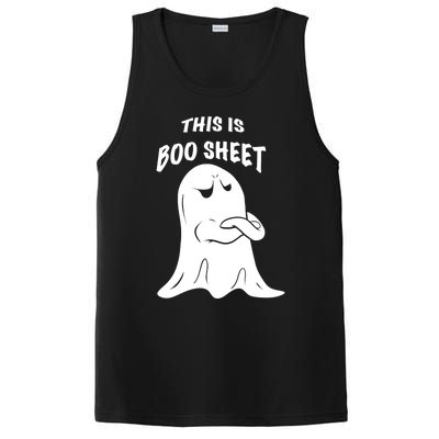 This Is Boo Sheet Funny Halloween Ghost Costume Gift PosiCharge Competitor Tank