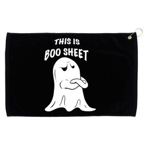 This Is Boo Sheet Funny Halloween Ghost Costume Gift Grommeted Golf Towel