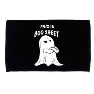 This Is Boo Sheet Funny Halloween Ghost Costume Gift Microfiber Hand Towel