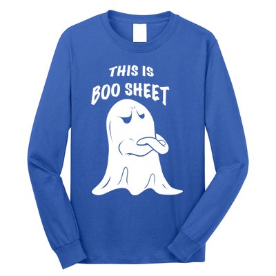 This Is Boo Sheet Funny Halloween Ghost Costume Gift Long Sleeve Shirt