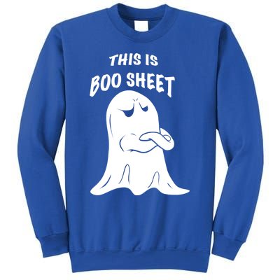 This Is Boo Sheet Funny Halloween Ghost Costume Gift Sweatshirt