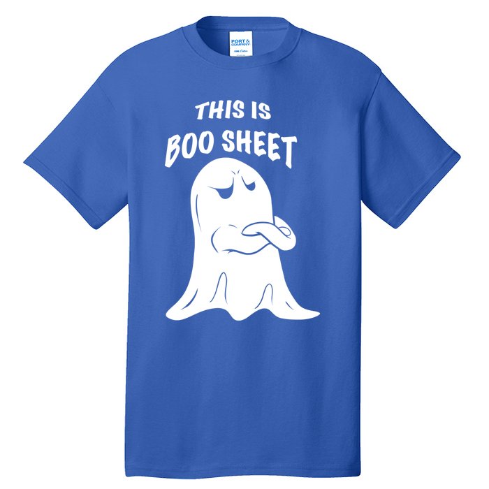 This Is Boo Sheet Funny Halloween Ghost Costume Gift Tall T-Shirt