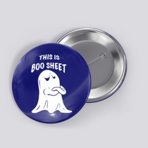 This Is Boo Sheet Funny Halloween Ghost Costume Gift Button