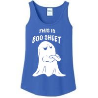 This Is Boo Sheet Funny Halloween Ghost Costume Gift Ladies Essential Tank