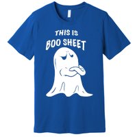 This Is Boo Sheet Funny Halloween Ghost Costume Gift Premium T-Shirt