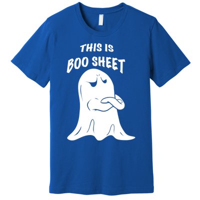 This Is Boo Sheet Funny Halloween Ghost Costume Gift Premium T-Shirt