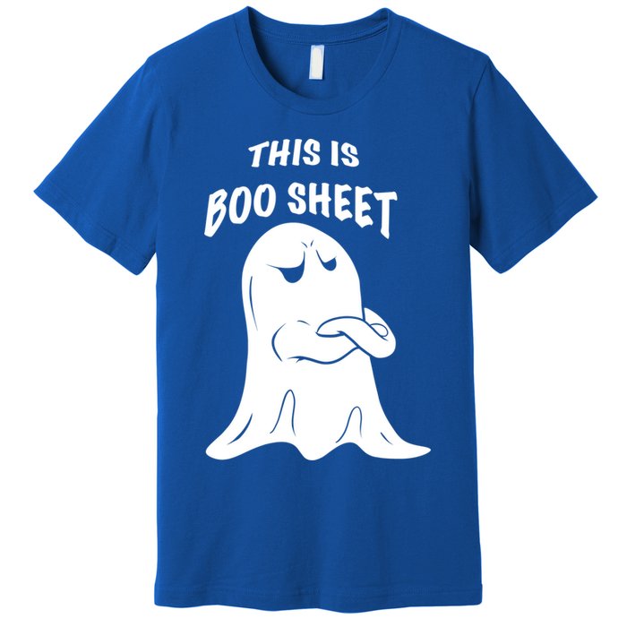 This Is Boo Sheet Funny Halloween Ghost Costume Gift Premium T-Shirt