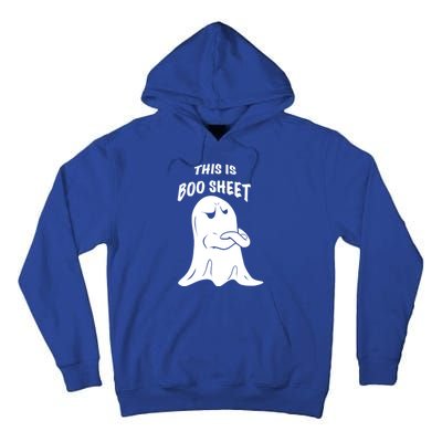 This Is Boo Sheet Funny Halloween Ghost Costume Gift Tall Hoodie