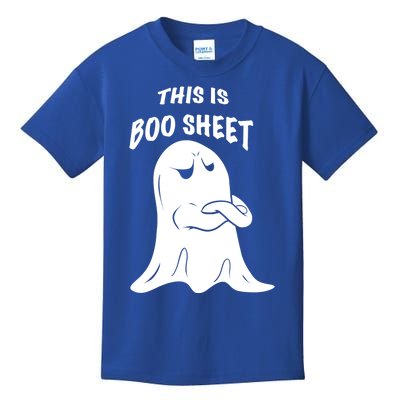 This Is Boo Sheet Funny Halloween Ghost Costume Gift Kids T-Shirt