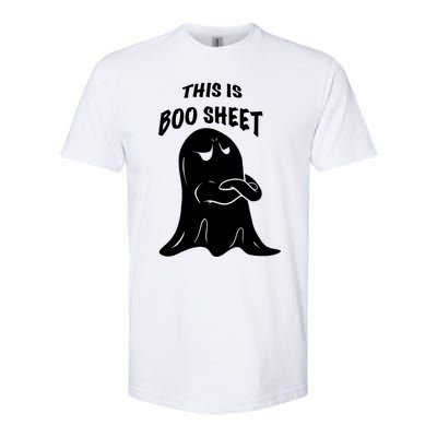 This Is Boo Sheet Funny Halloween Ghost Costume Gift Softstyle CVC T-Shirt