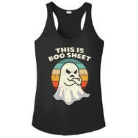 This Is Boo Sheet Ghost Retro Halloween Costume Men Women Ladies PosiCharge Competitor Racerback Tank