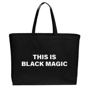 This Is Black Magic Black Leaders Black History Month Cotton Canvas Jumbo Tote