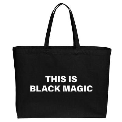 This Is Black Magic Black Leaders Black History Month Cotton Canvas Jumbo Tote